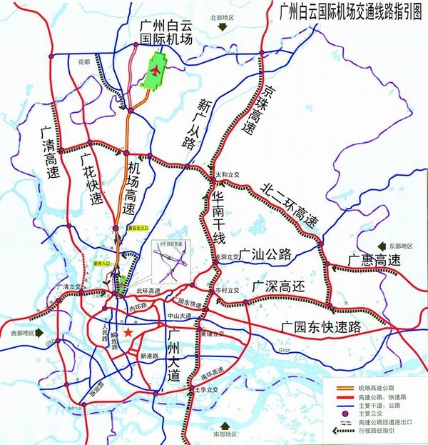 3月15日起广州5吨以上货车机场高速限行