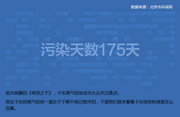 卡车一直在努力! 图说卡车排放升级之路