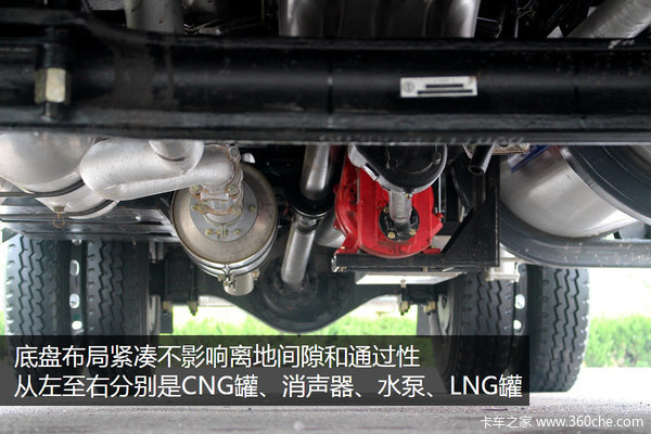 LNG和CNG都能用  瑞沃双燃料环卫洒水车