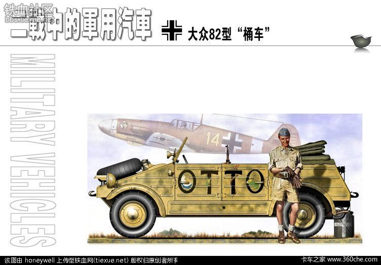 军迷的福利！ 二战中军用汽车彩色图鉴