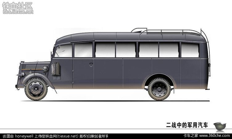 军迷的福利！ 二战中军用汽车彩色图鉴