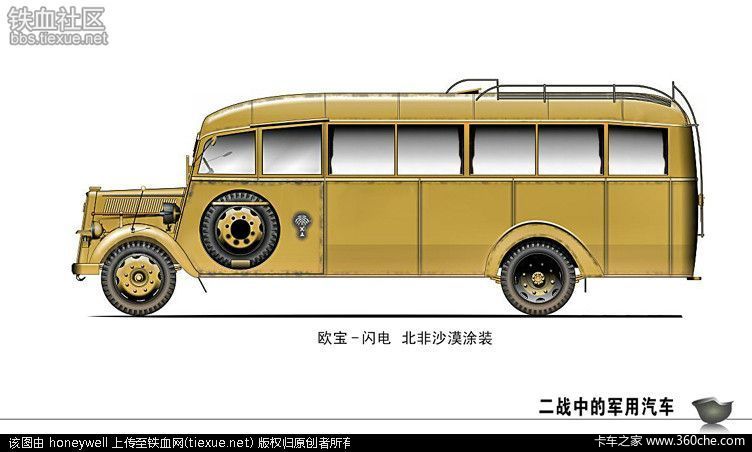 军迷的福利！ 二战中军用汽车彩色图鉴