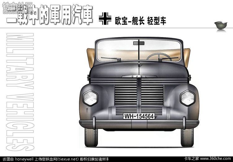军迷的福利！ 二战中军用汽车彩色图鉴