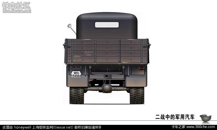 军迷的福利！ 二战中军用汽车彩色图鉴