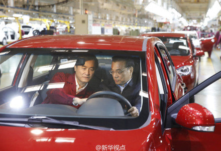 刷爆江淮朋友圈！李克強(qiáng)考察江淮汽車