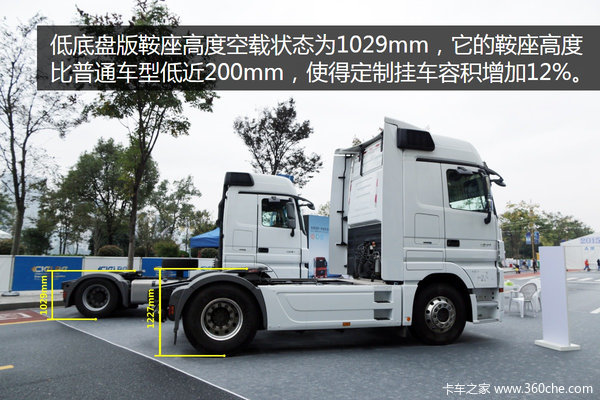 低底盘大肚量 Actros 1841专为快递而来