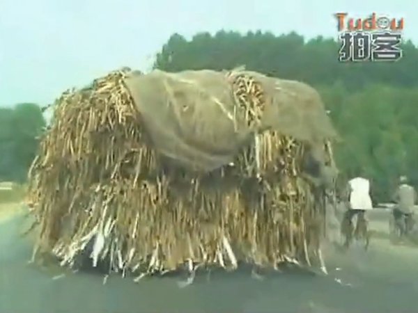 你在前面超载 警察蜀黍躲在后面拍视频