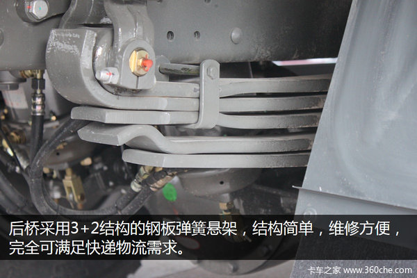 城际物流新秀 T5G 4X2大容积载货车图解