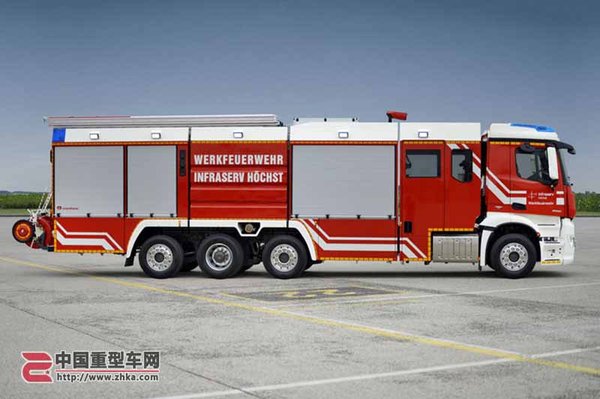 奔驰Antos底盘 卢森堡亚三剂联用消防车