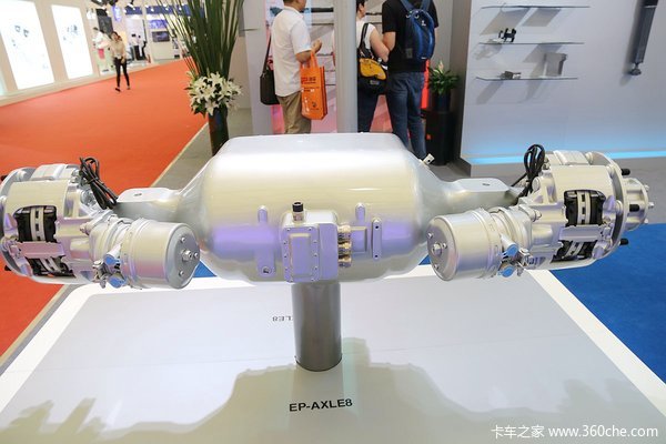 车桥里面竟然装发动机 东风德纳电驱桥