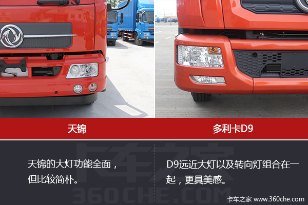都是东风6.8米载货车 天锦和D9你喜欢谁