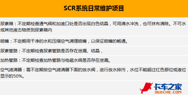 國五輕卡用戶要注意 SCR系統(tǒng)各部件詳解