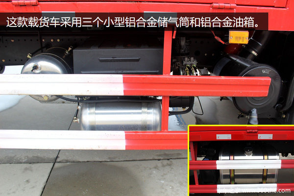 6米8車型標(biāo)準(zhǔn)配置 川交國五載貨車實(shí)拍