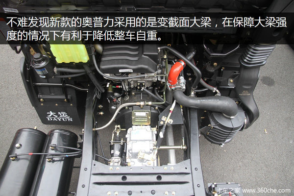 搭載云內(nèi)D25發(fā)動(dòng)機(jī) 大運(yùn)新款?yuàn)W普力圖解