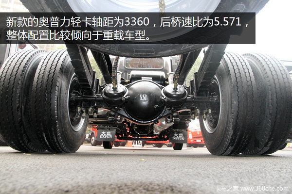 搭載云內(nèi)D25發(fā)動(dòng)機(jī) 大運(yùn)新款?yuàn)W普力圖解