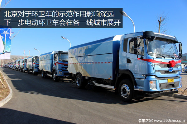 續(xù)航400公里！北京809輛電動環(huán)衛(wèi)車交付